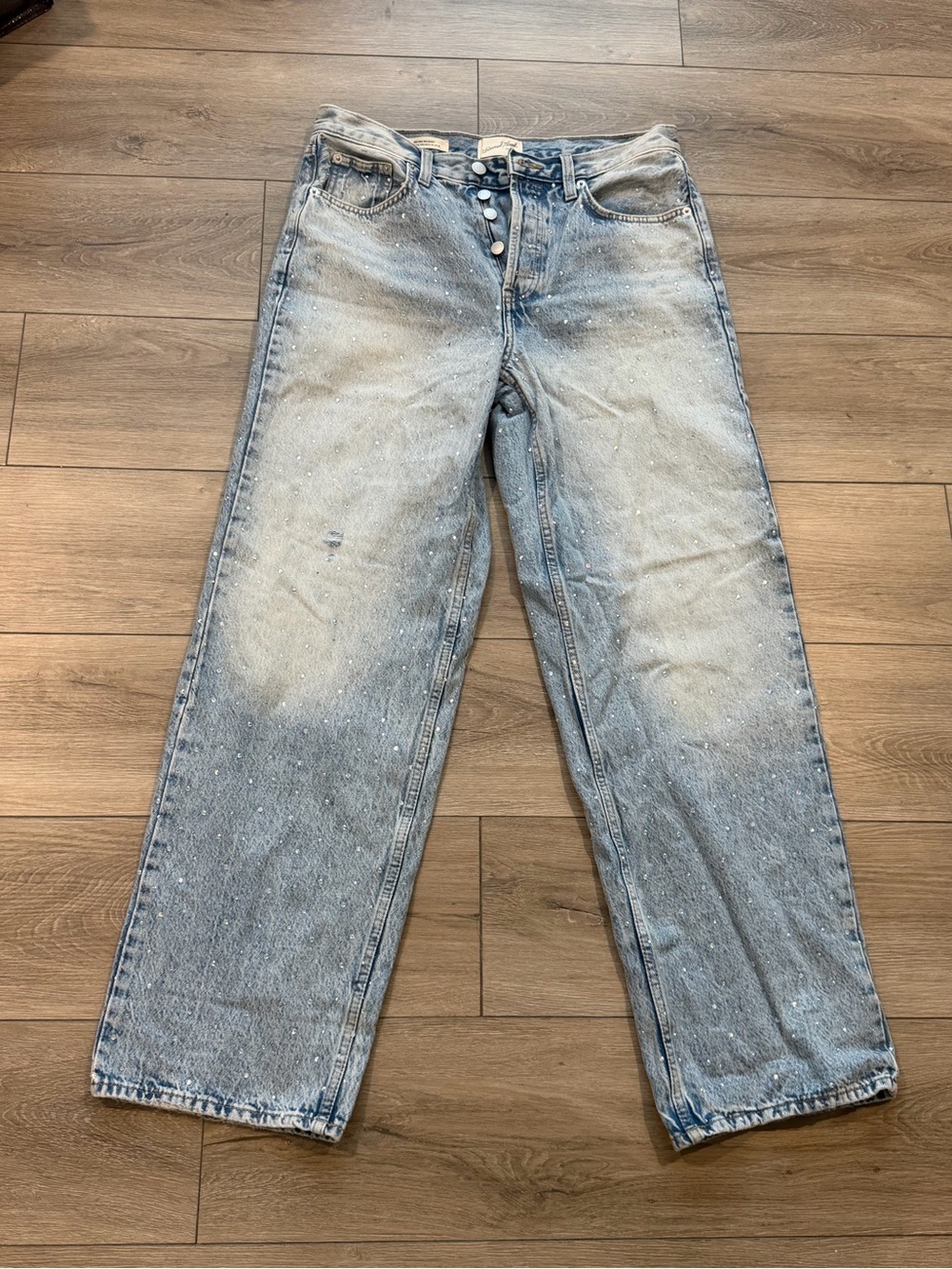 Light Wash women’s Straight-Leg Jeans